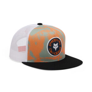 CZAPKA Z DASZKIEM JUNIOR FOX IMAGE PRINT SNAPBACK ARCTIC BLUE