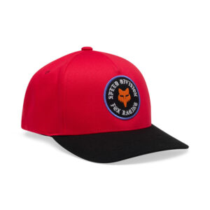 CZAPKA Z DASZKIEM JUNIOR FOX BADGE SNAPBACK RED