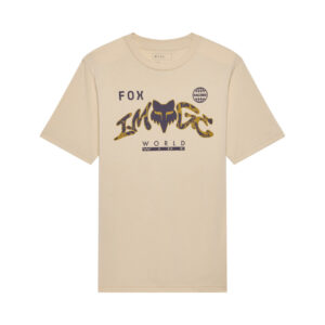 T-SHIRT JUNIOR FOX IMAGE PRINT TAN