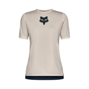 KOSZULKA ROWEROWA DAMSKA FOX RANGER WORDMARK HEAD CHALK