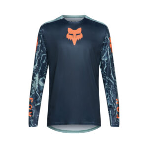 KOSZULKA ROWEROWA Z DŁUGIM RĘKAWEM FOX RANGER IMG PRINT ARCTIC BLUE