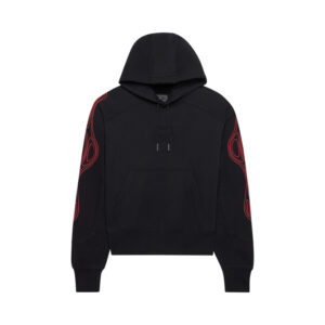 BLUZA Z KAPTUREM DAMSKA FOX VISION OVERSIZED FLEECE PO BLACK