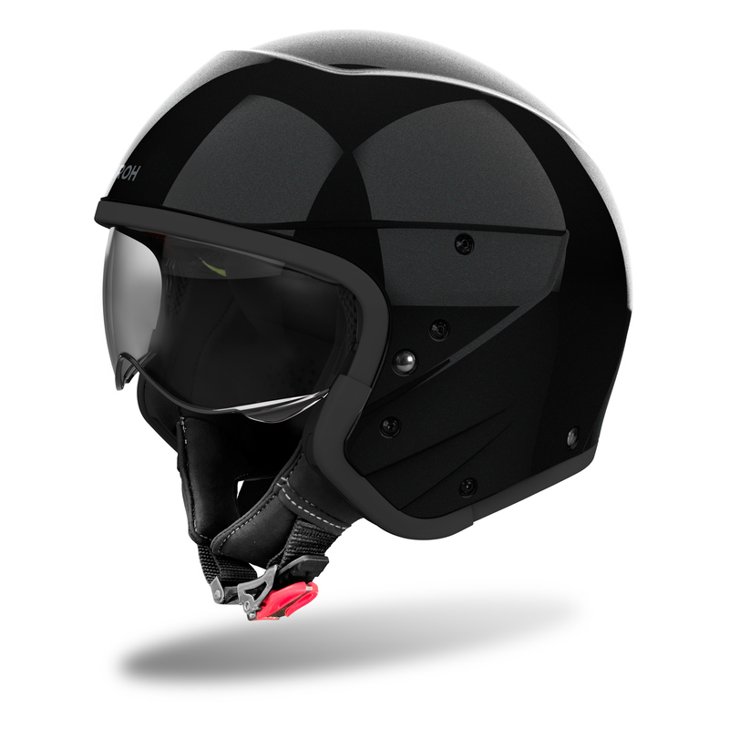 KASK MOTOCYKLOWY AIROH J110 COLOR BLACK GLITTER - obrazek 4