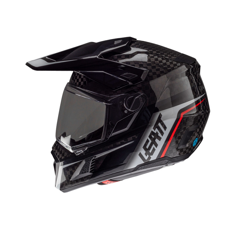 KASK MOTOCYKLOWY Z GOGLAMI LEATT KIT ADV 9.5 CARBON M - obrazek 5
