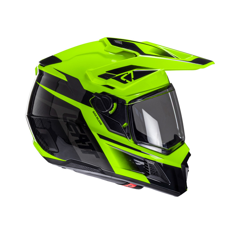 KASK MOTOCYKLOWY Z GOGLAMI LEATT KIT ADV 8.5 HI-VIZ M - obrazek 6