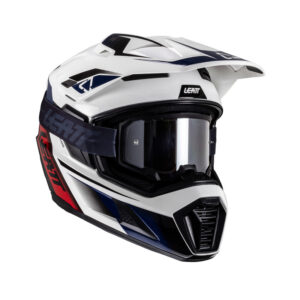 KASK MOTOCYKLOWY Z GOGLAMI LEATT KIT ADV 8.5 ROYAL XL