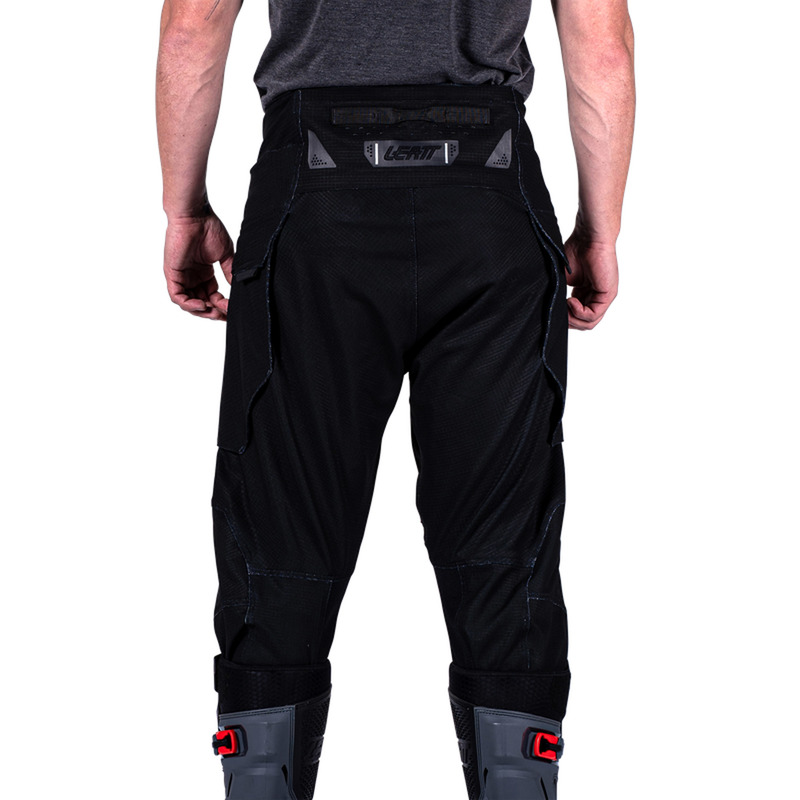 SPODNIE MOTOCYKLOWE TEKSTYLNE LEATT ADV RALLY 5.5 STEALTH M - obrazek 4