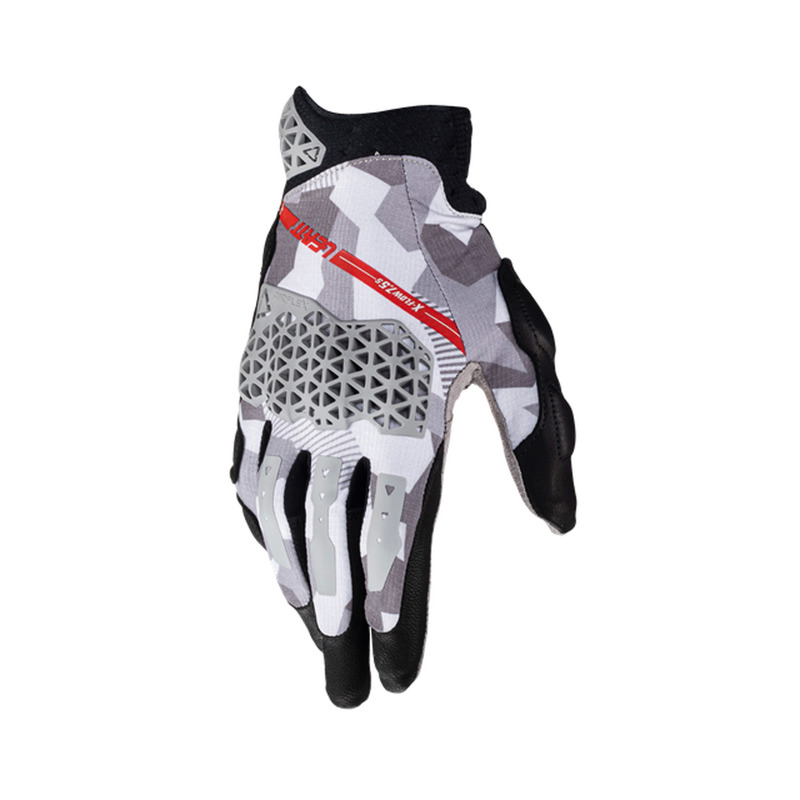 RĘKAWICE MOTOCYKLOWE LEATT ADV X-FLOW 7.5 SHORT STEEL XL - obrazek 5