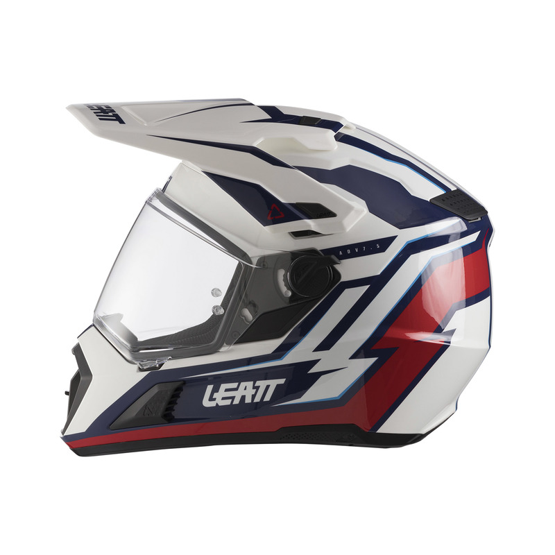KASK MOTOCYKLOWY Z GOGLAMI LEATT ADV 7.5 ROYAL BLUE RED XL - obrazek 4