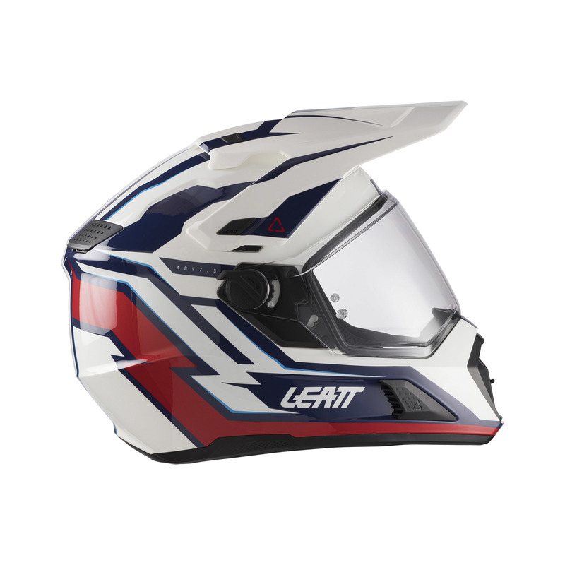 KASK MOTOCYKLOWY Z GOGLAMI LEATT ADV 7.5 ROYAL BLUE RED XL - obrazek 5
