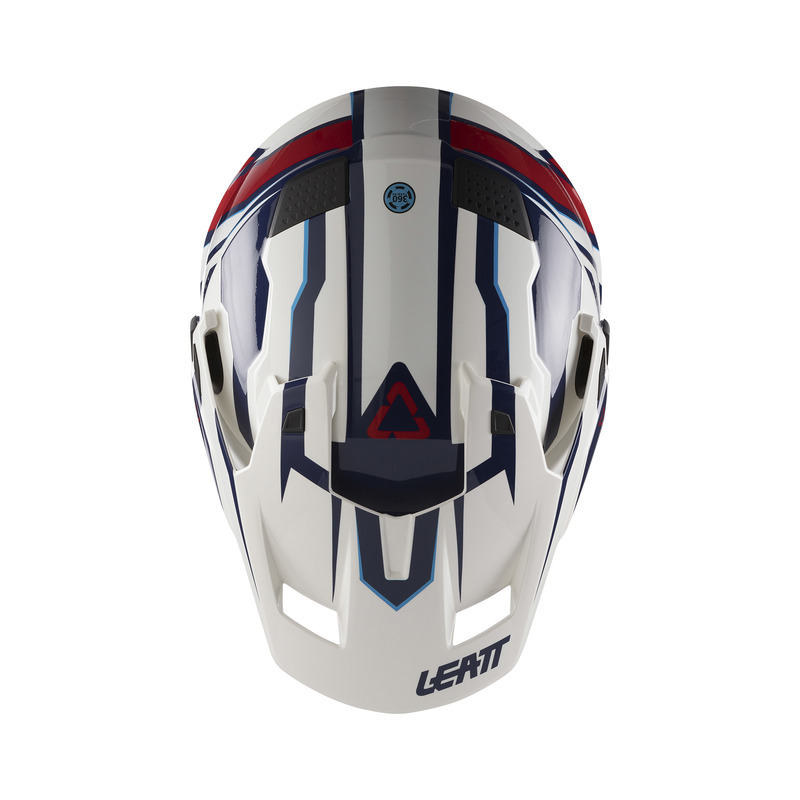 KASK MOTOCYKLOWY Z GOGLAMI LEATT ADV 7.5 ROYAL BLUE RED XL - obrazek 6