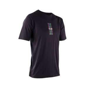 T-SHIRT LEATT CORE BLACK GREEN S