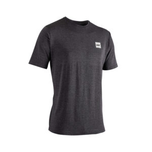 T-SHIRT LEATT TECH PRINT GHOST BLACK L