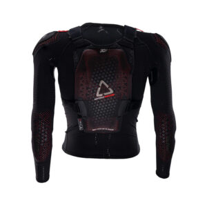 KOSZULKA Z OCHRANIACZAMI JUNIOR LEATT 4.5 HYBRID BLACK (147-159CM) L/XL