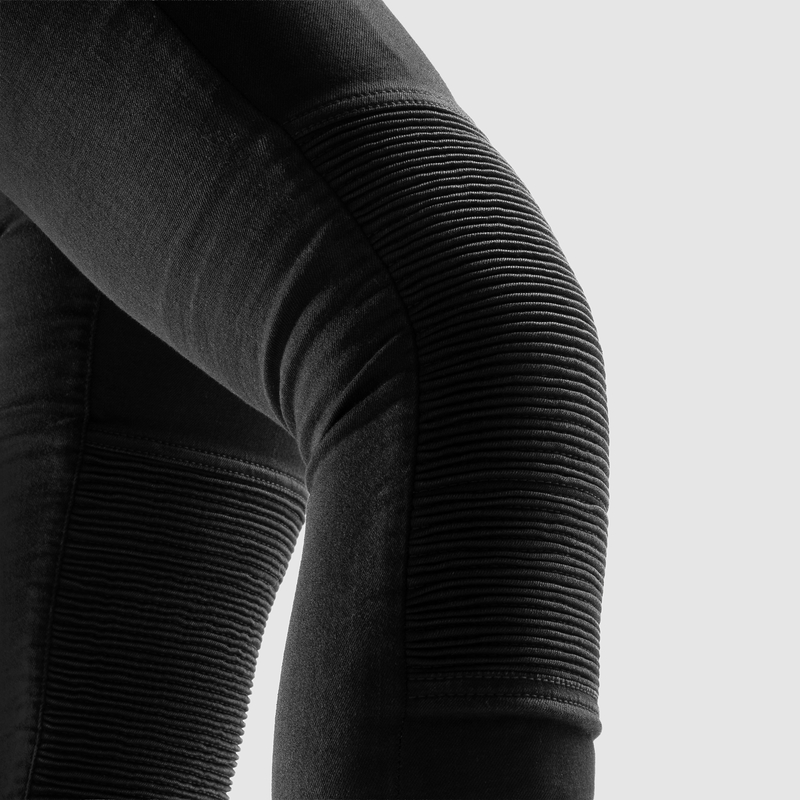 LEGGINSY MOTOCYKLOWE DAMSKIE REBELHORN CHICA BLACK - obrazek 8