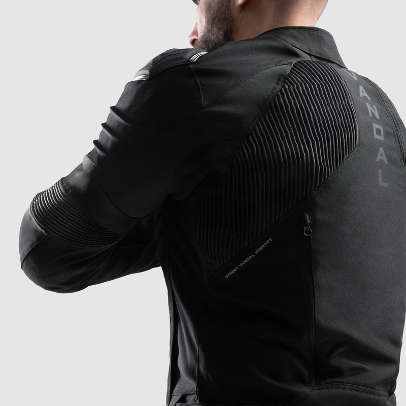 KURTKA MOTOCYKLOWA TEKSTYLNA REBELHORN VANDAL 2 BLACK - obrazek 7