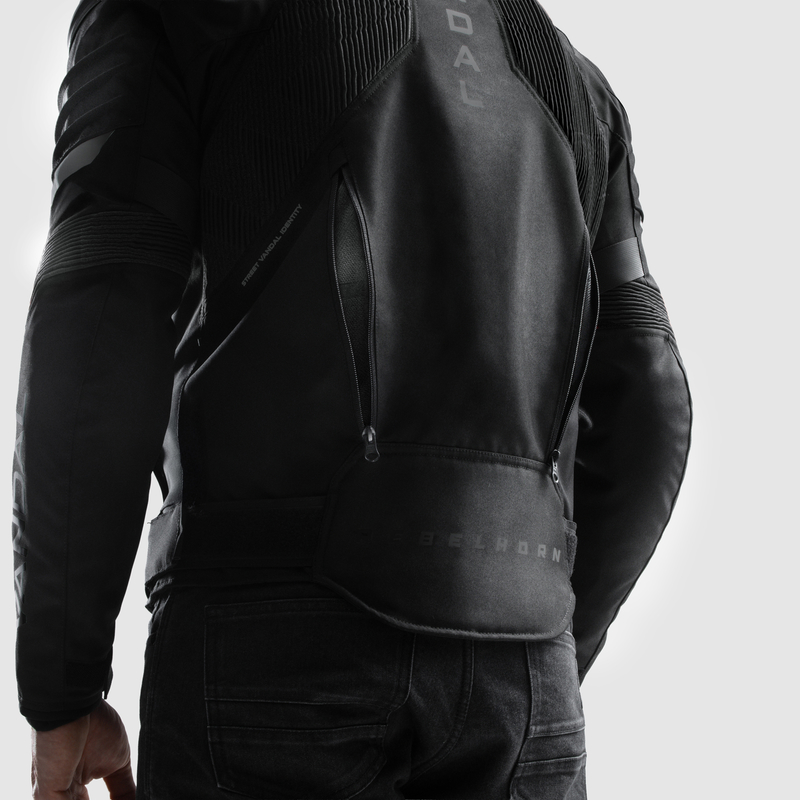 KURTKA MOTOCYKLOWA TEKSTYLNA REBELHORN VANDAL 2 BLACK - obrazek 8