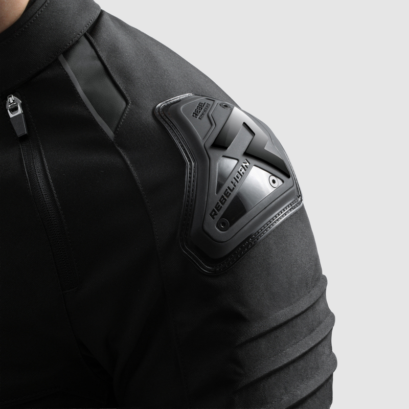 KURTKA MOTOCYKLOWA TEKSTYLNA REBELHORN VANDAL 2 BLACK - obrazek 12
