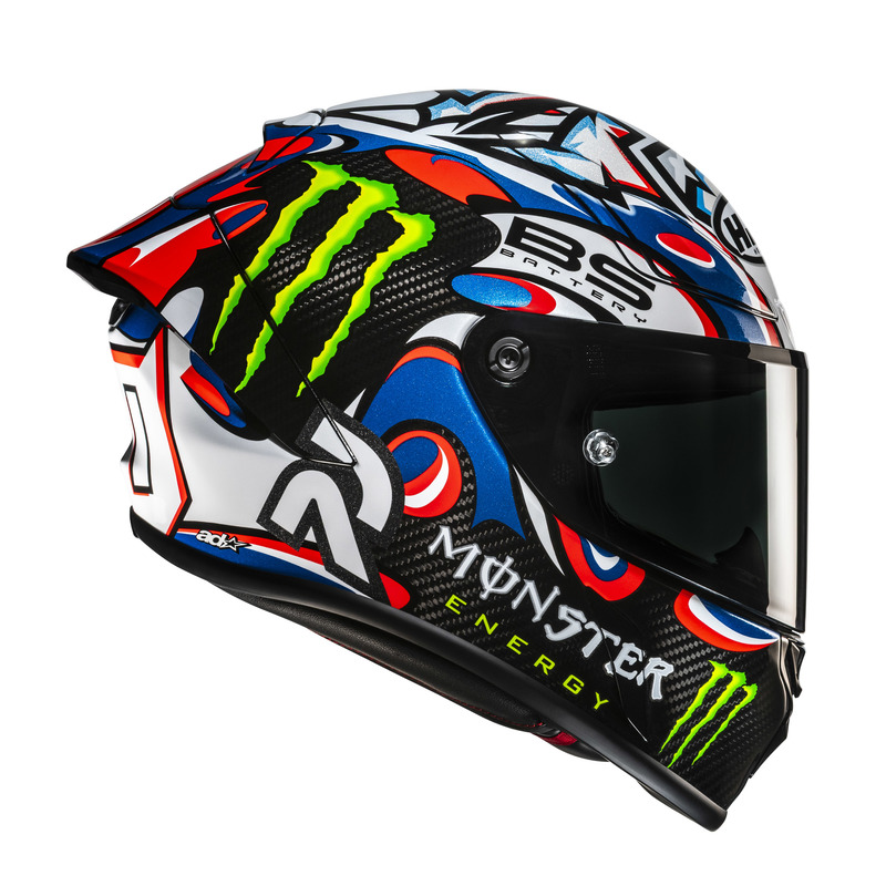 KASK MOTOCYKLOWY HJC RPHA1 V2 CARBON QUARTARARA LE MANS 3 REPLICA BLACK BLUE - obrazek 5