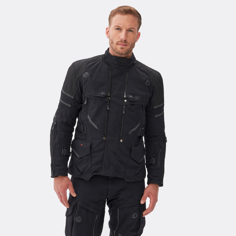 KURTKA MOTOCYKLOWA TEKSTYLNA REBELHORN RANGE BLACK - obrazek 4