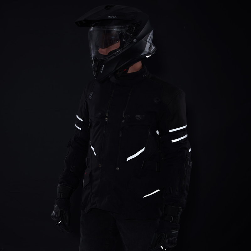 KURTKA MOTOCYKLOWA TEKSTYLNA REBELHORN RANGE BLACK - obrazek 12