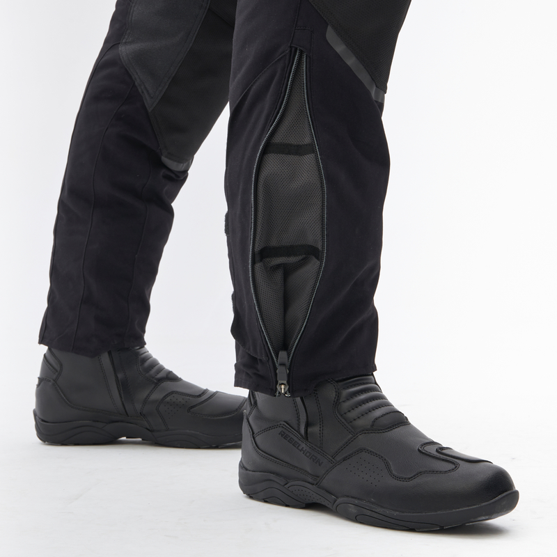 SPODNIE MOTOCYKLOWE TEKSTYLNE REBELHORN RANGE BLACK - obrazek 10