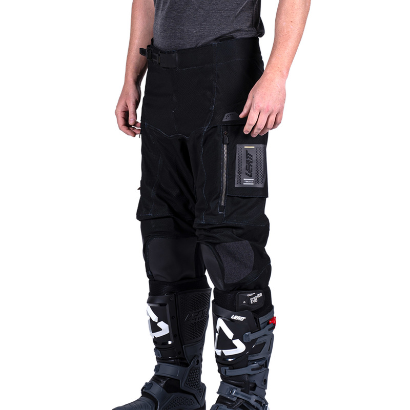 SPODNIE MOTOCYKLOWE TEKSTYLNE LEATT ADV RALLY 5.5 STEALTH S - obrazek 8