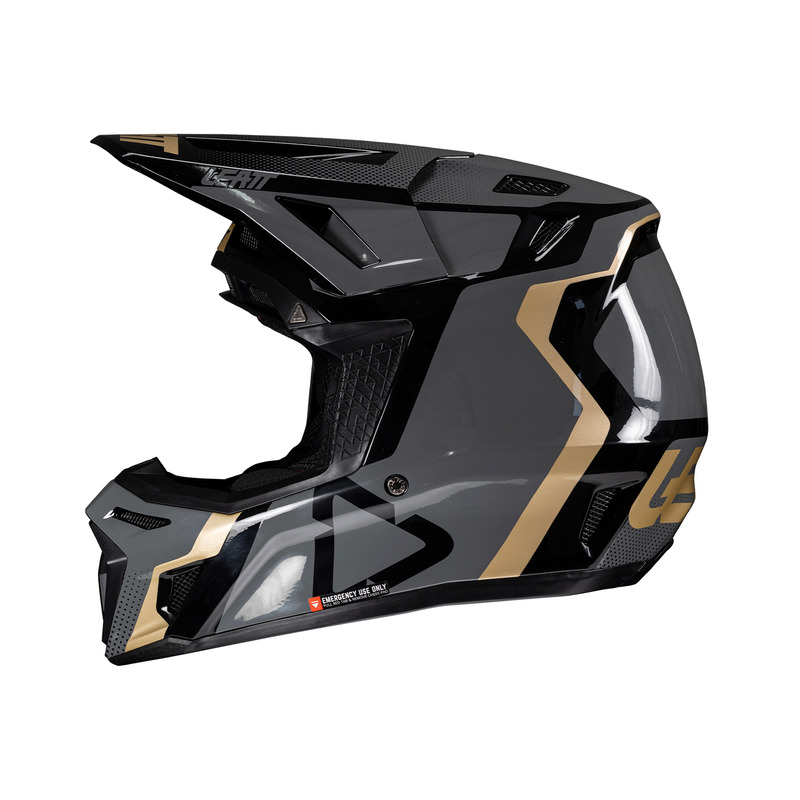 KASK MOTOCYKLOWY Z GOGLAMI LEATT KIT MOTO 8.5 BLACK M - obrazek 5