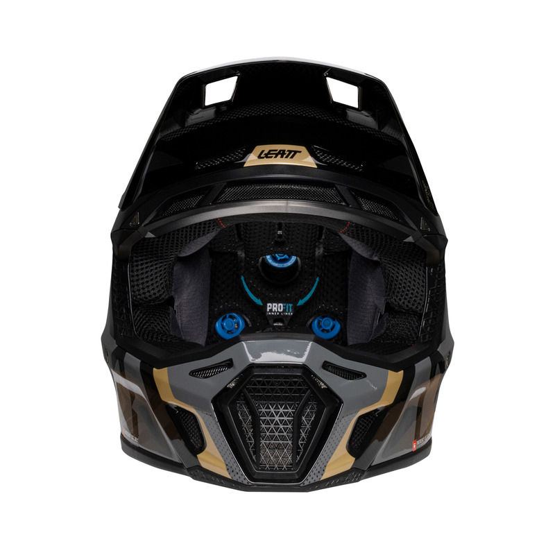 KASK MOTOCYKLOWY Z GOGLAMI LEATT KIT MOTO 8.5 BLACK M - obrazek 4