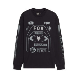 KOSZULKA Z DŁUGIM RĘKAWEM FOX IMAGE COSMO MW OVERSIZED BLACK