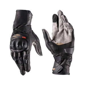 RĘKAWICE MOTOCYKLOWE LEATT ADV X-FLOW 8.5 STEALTH BLACK GREY M
