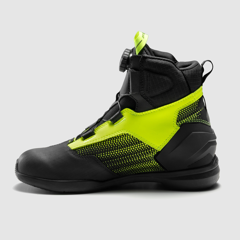 BUTY MOTOCYKLOWE REBELHORN CORE BLACK FLUO YELLOW - obrazek 4
