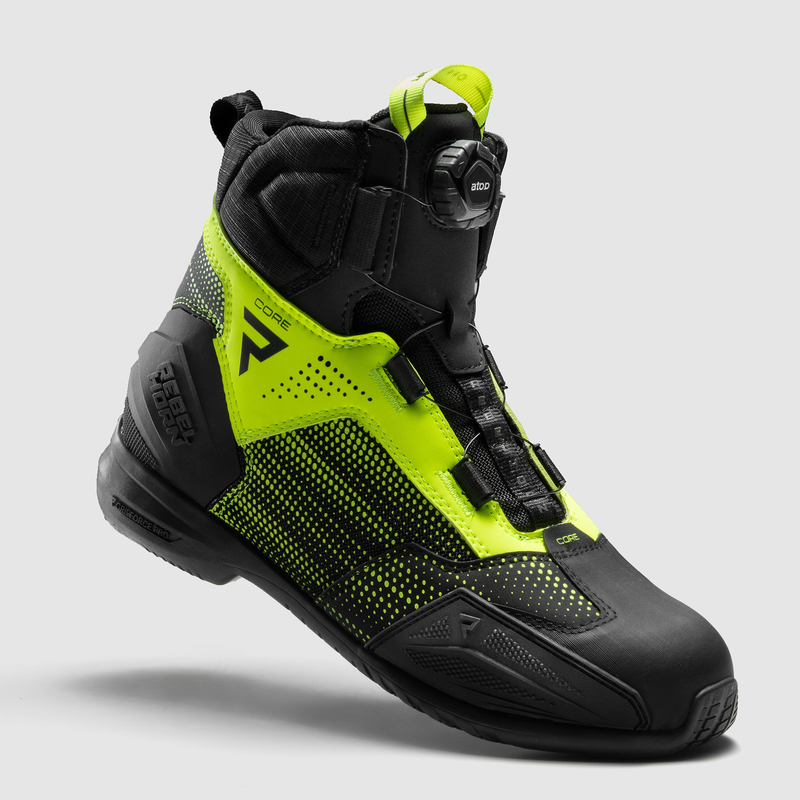 BUTY MOTOCYKLOWE REBELHORN CORE BLACK FLUO YELLOW - obrazek 5