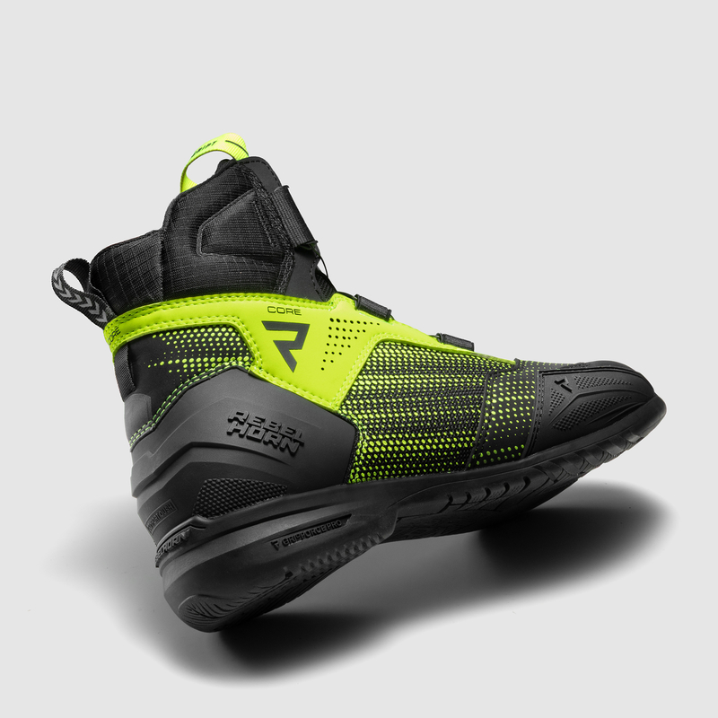 BUTY MOTOCYKLOWE REBELHORN CORE BLACK FLUO YELLOW - obrazek 6