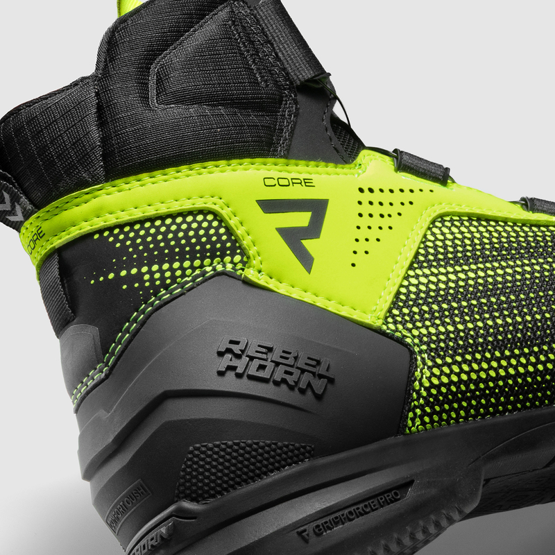 BUTY MOTOCYKLOWE REBELHORN CORE BLACK FLUO YELLOW - obrazek 7