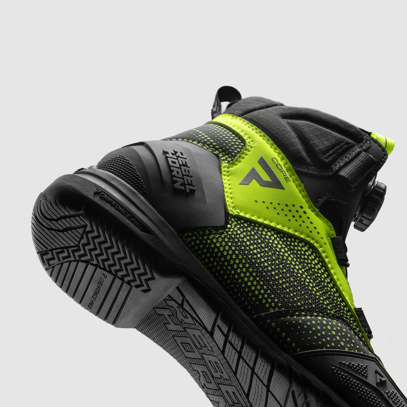 BUTY MOTOCYKLOWE REBELHORN CORE BLACK FLUO YELLOW - obrazek 9