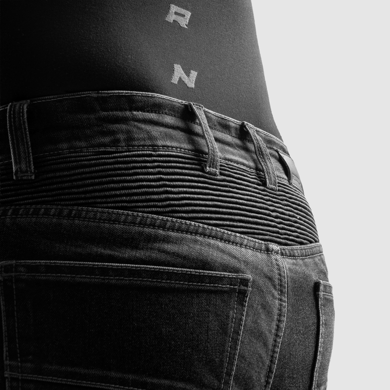 JEANSY MOTOCYKLOWE REBELHORN EAGLE 4 BLACK SLIM FIT - obrazek 8