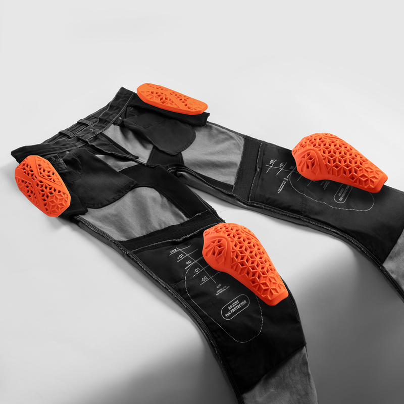 JEANSY MOTOCYKLOWE REBELHORN EAGLE 4 BLACK SLIM FIT - obrazek 12