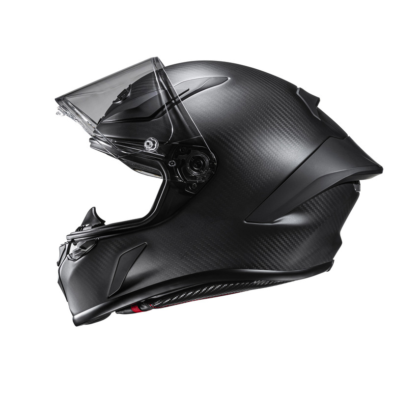 KASK MOTOCYKLOWY HJC RPHA1 V2 SOLID CARBON MATTE BLACK - obrazek 8